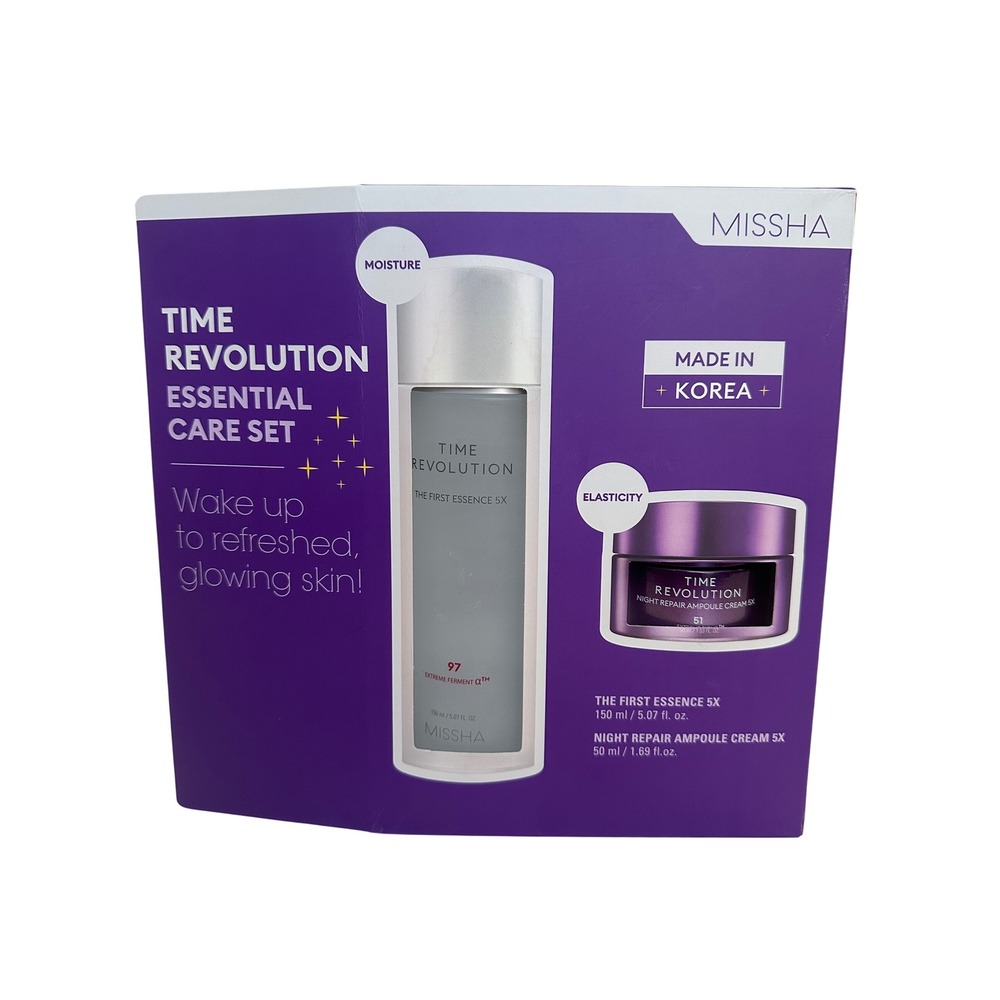 Missha Women Purple Time Revolution Essential Care Skincare Set OS